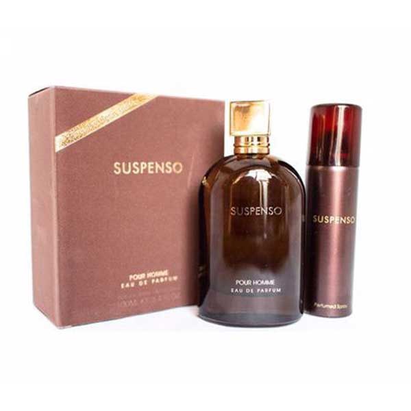 Suspenso ادکلن فراگرنس ورد سوسپنسو پور هوم+ اسپری Fragrance World Suspenso