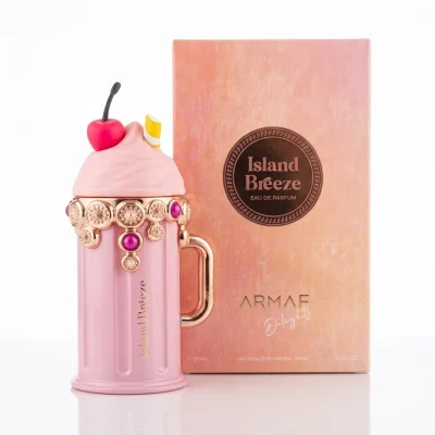 ادکلن ارماف ایلند بریز - عطر میوه‌ای هلویی زنانه Armaf Island Breeze با نت هلو، گل رز و وانیل